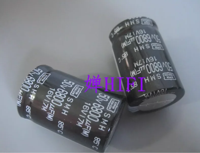 4 unids/lote Original japonés NIPPON SMH 50v 6800uf 25x40mm audio condensador electrolítico de aluminio envío gratis