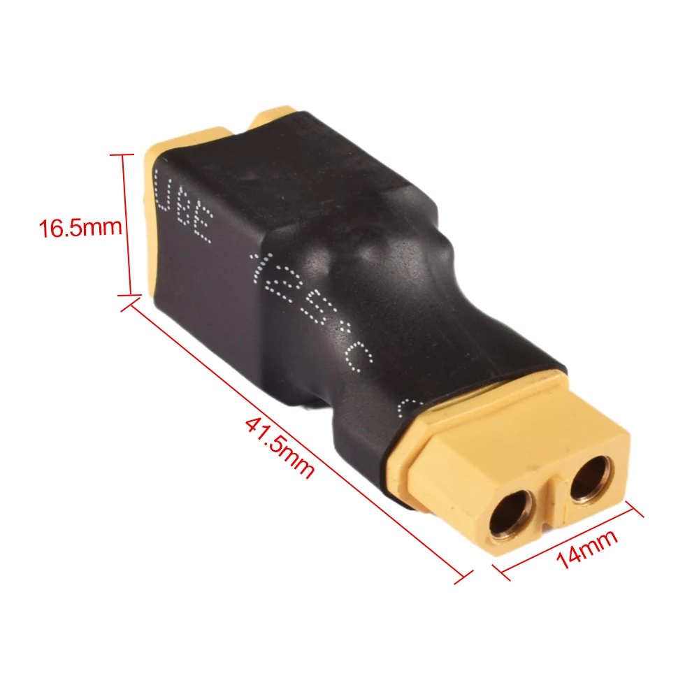 9IMOD 1/2 Uds XT60 T conectores adaptadores paralelos/serie sin cable 1 hembra a 2 macho/1 macho a 2 enchufes hembra para batería Lipo RC