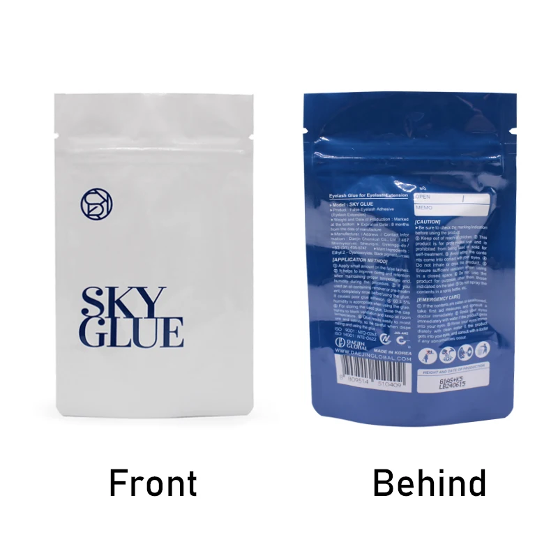 5 botellas de pegamento SKY para extensiones de pestañas, 5ml, Original de Corea Sky S + Plus, tapa negra, roja y azul, nuevo paquete, tienda de adhesivos para pestañas postizas