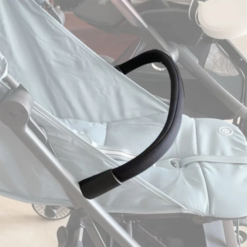 Reposabrazos para cochecito Compatible con GB Pockit Plus All City Cybex Libelle/2/Pro Orfeo Buggy barra parachoques Flexible plegable fácil para viajar