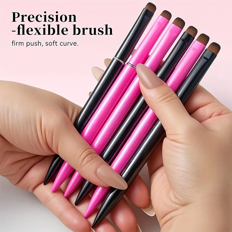 Nuevo cepillo para uñas francesas 3 en 1, con cabezal multifunción - cepillo fino para uñas, adecuado para uñas de gel y acrílico, limpieza precisa.