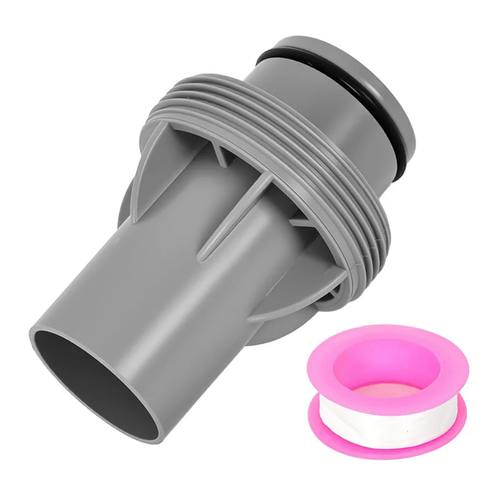 Bomba de filtro de cartucho, adaptador de manguera de 1,5 pulgadas, mejora la eficiencia de filtración para piscinas INTEX, adaptador de piscina sobre el suelo de 1,5 38mm