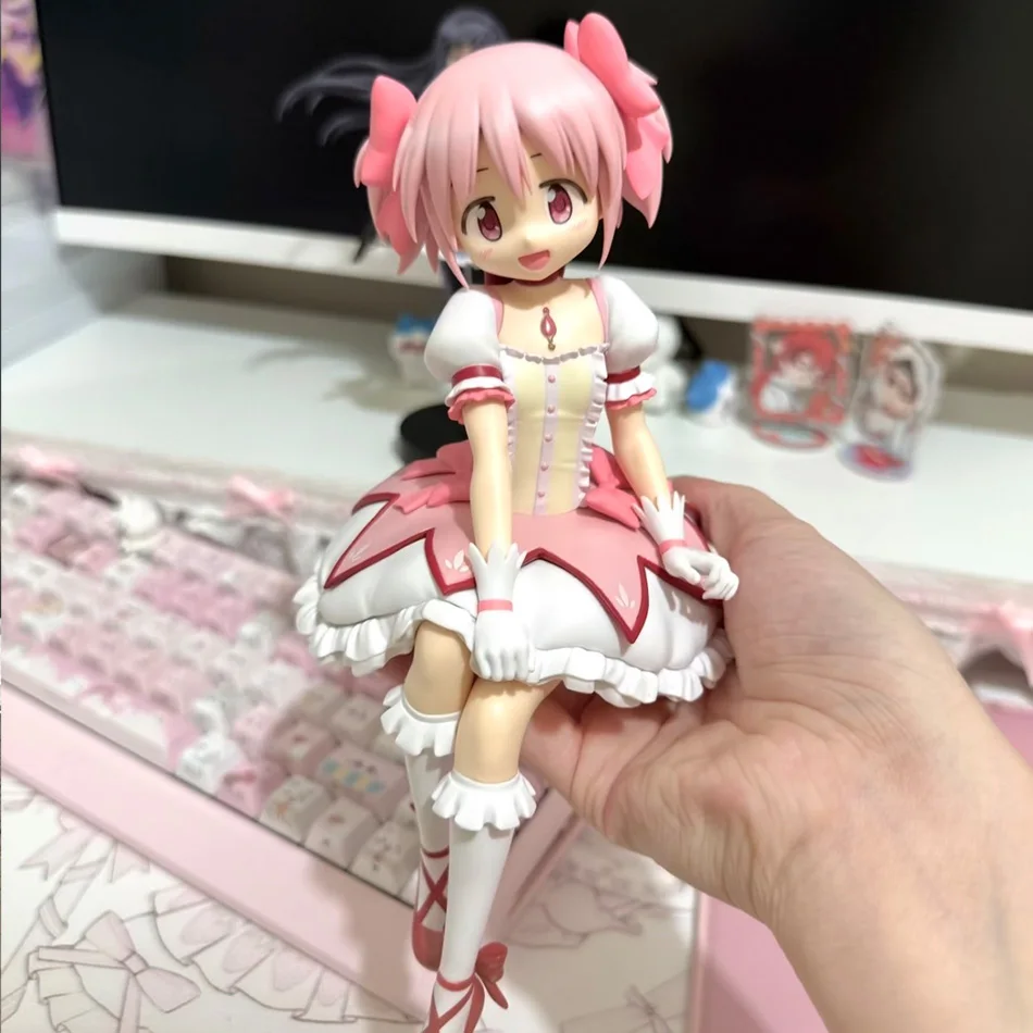 En Stock, Figuras Originales de Bandai de Puella Magi Madoka Magica, Kaname Madoka, Miki Sayaka, Rebellious Stories, Modelo de Personajes de Anime, Regalo