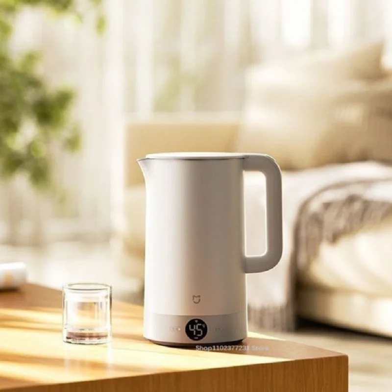 Nuevo hervidor eléctrico Mijia con temperatura constante 3 Pro, aislamiento de 24 horas, acero inoxidable 316L, calentamiento rápido de 1800w, 2L, aplicación MiHome