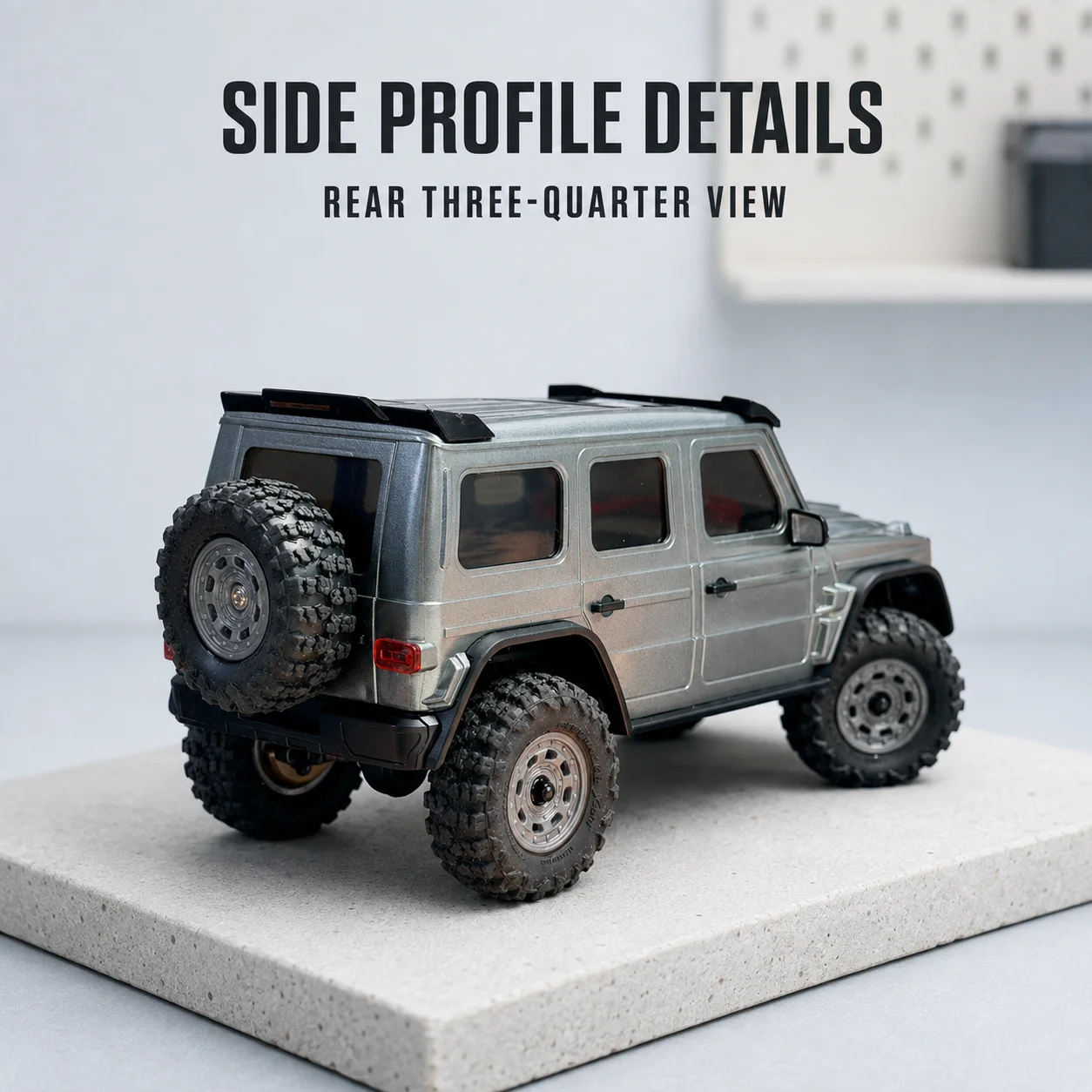 AX30 1:30 Mini RC Rock Crawler 4WD RTR, Modelo a Escala de Camioneta Todoterreno con Control Remoto Totalmente Proporcional