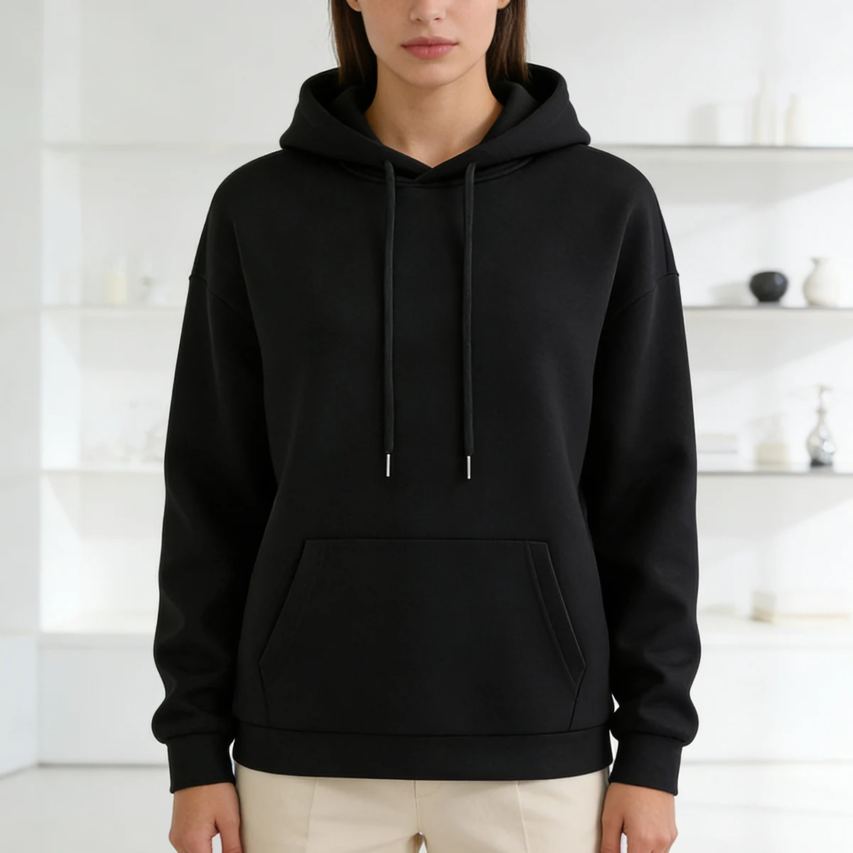 Sudadera con capucha y forro polar para invierno, sudadera con capucha extragrande con estampado gráfico para hombre y mujer, sudadera con capucha informal de color inalterable.