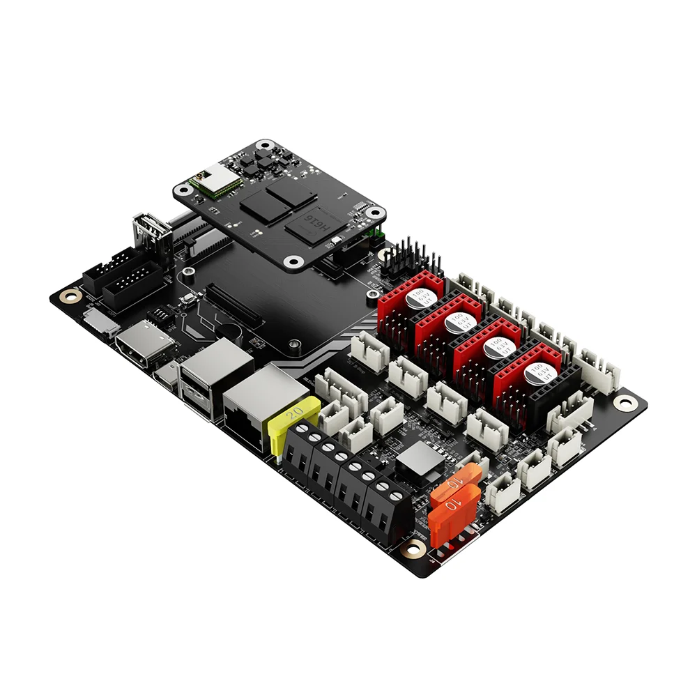 Placa base BIGTREETECH Manta M4P M5P M8P de 32 bits para TMC2209 CB1 Raspberry Pi CM4 Klipper Ender 3 Voron impresora 3D pantalla HDMI5