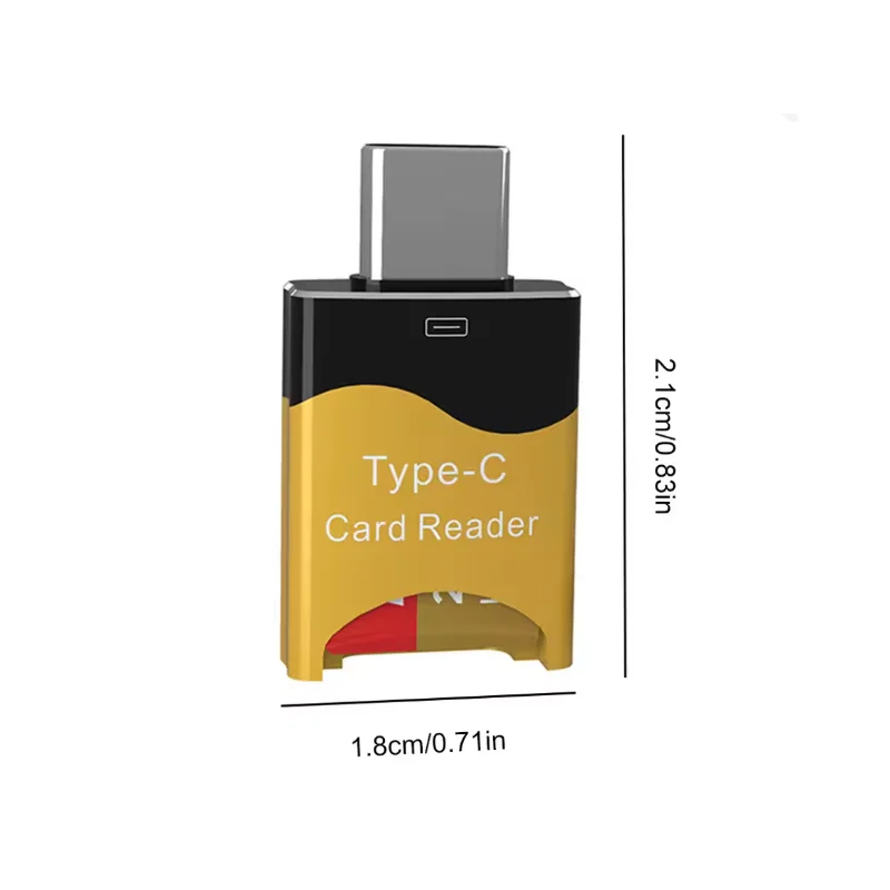 Adaptador OTG tipo C a Micro-SD TF, lector de tarjetas de alta velocidad, lector de tarjetas de memoria inteligente para Huawei, Samsung, portátil