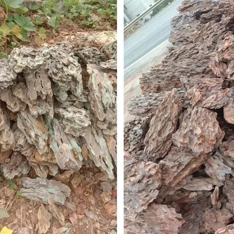 250g 500g 1000g Natural decoración de acuario piedra rocalla paisajismo pecera piedra microporosa buena para el crecimiento de plantas