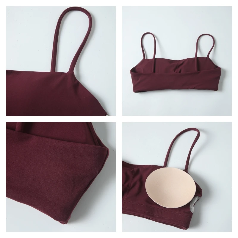 Hearuisavy Sujetador Deportivo de Verano de Alta Elasticidad, Ropa Interior Deportiva con Tirantes para Mujer, Ropa de Yoga Transpirable de Secado Rápido, Top de Gimnasio