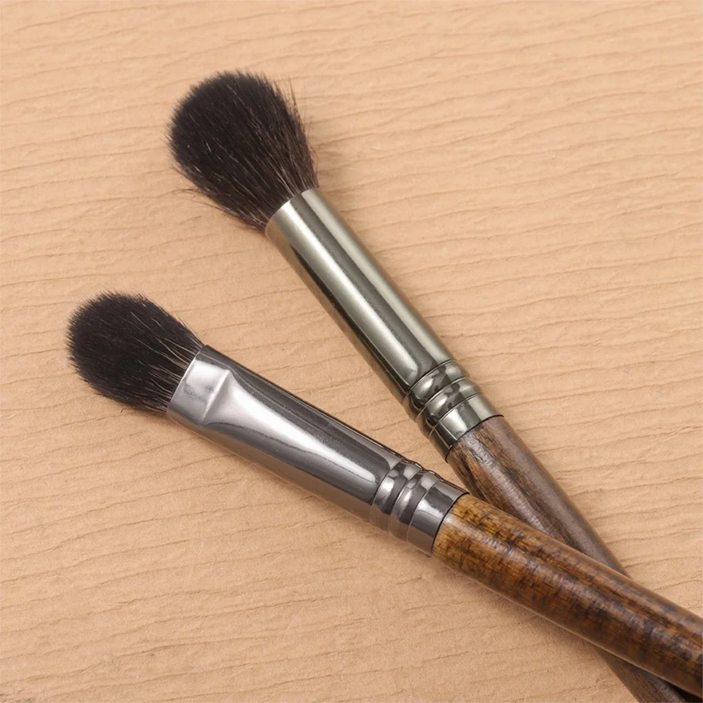 Juego de brochas de maquillaje OVW, brochas profesionales de pelo de cabra Natural, licuadora de ojos, corrector en polvo, sombra de ojos, resaltador