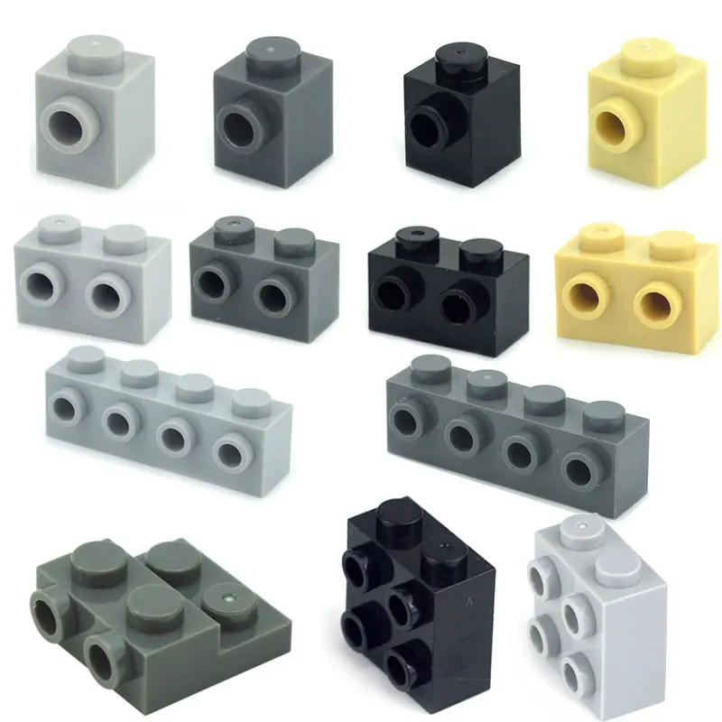 Compatible ensambla partículas 87087 11211 30414 99206 22885 especial 1x1 1x2 1x4 con perno en el lado bloques de construcción juguetes creativos