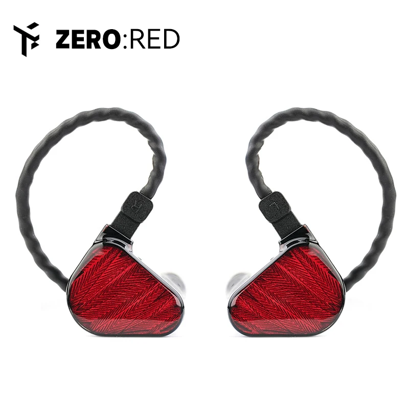 TRUTHEAR X Crinacle ZERO:RED Auriculares intrauditivos con controladores dinámicos duales y cable de 0,78 mm con 2 pines