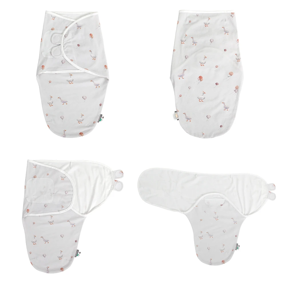 Saco de Dormir para Bebé Recién Nacido de 0 a 6 Meses, Fino y Suave para Verano, 100% Algodón, Envoltura Cómoda para Recién Nacido, Anti-Sobresalto