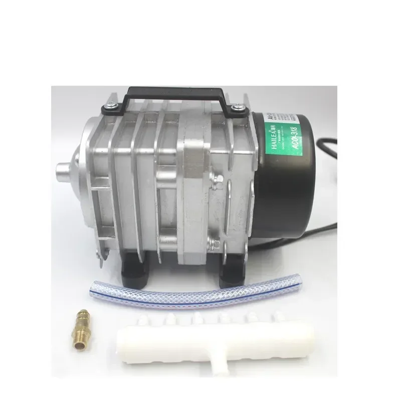 220V Hailea ACO-208 308 318 compresor de aire electromagnético portátil koi pecera burbuja acuario bomba de aire estanque aireador