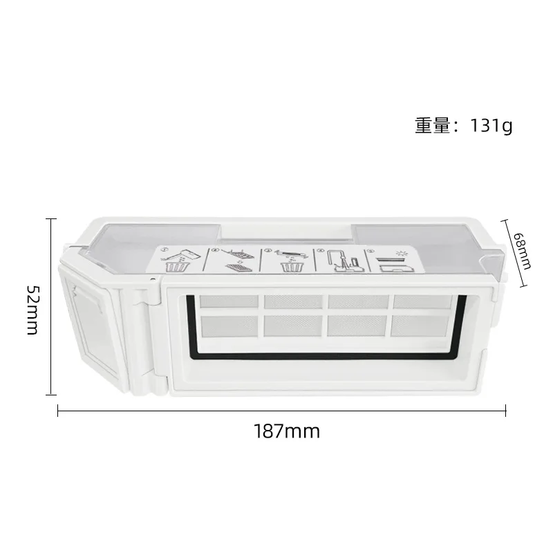 Ecovacs Deebot T20 Omni T20e, accesorios, Cepillo Lateral principal, paño de mopa, filtro HEPA, bolsa de polvo, repuestos