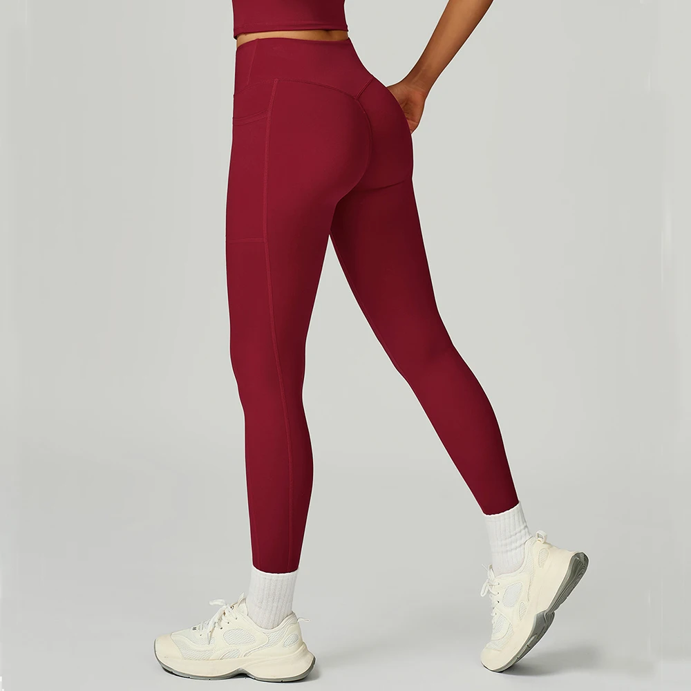 Mallas de Yoga con cintura cruzada para mujer, pantalones de gimnasio sexys de cintura alta, mallas de levantamiento de glúteos, ropa deportiva para mujer, ropa deportiva