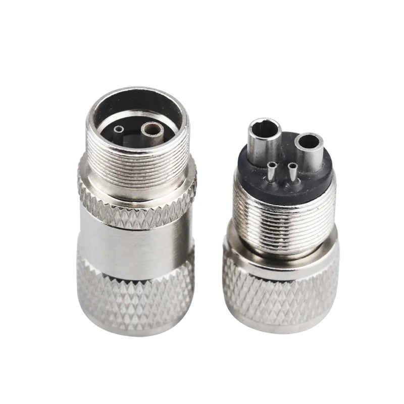 Adaptador de pieza de mano Dental, acoplador de conector de turbina, cambiador de 2/4 agujeros, piezas de repuesto para instrumentos de dentista, accesorios de herramientas, equipo