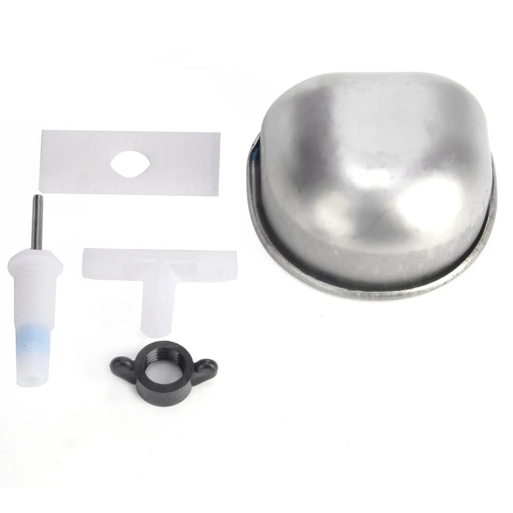 10 juegos de bebedero de conejo, cuenco de agua potable de plástico de acero inoxidable, accesorios de alimentación para conectar manguera de 7mm a 10mm