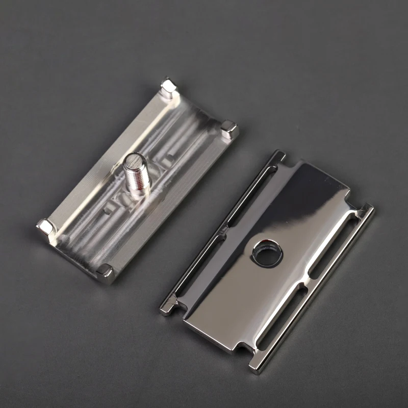 YAQI Sentinel SSP (acero inoxidable 316) Cabezal de afeitadora de seguridad pulido para hombres con espaciado de cuchillas de 1,35 mm