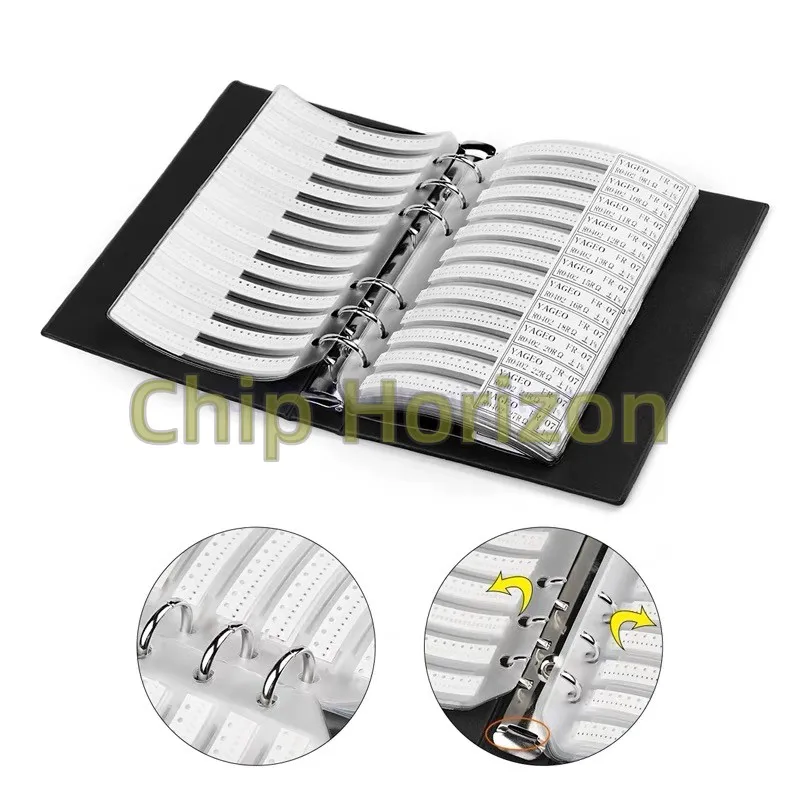 Resistencias de uso común 0603/0805/1206/1210 para reparación de inversores de aire acondicionado, resistencia SMD cinco en uno, juego de resistencias SMD