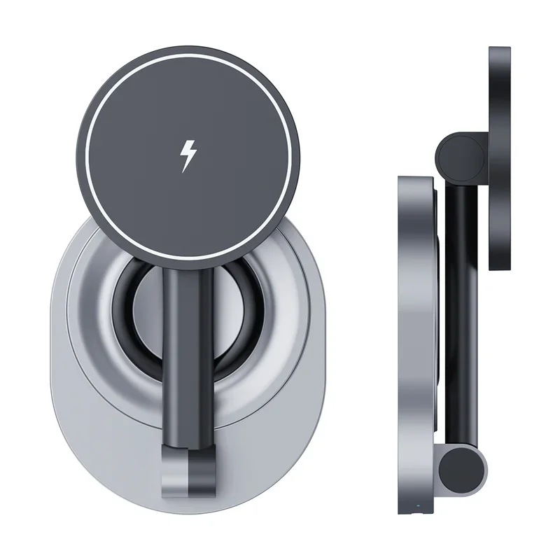 Soporte magnético 2 en 1 para cargador inalámbrico, estación de carga rápida para iPhone 15, 14, 13, 12 Pro Max, Apple Watch 8, 7, 6, Airpods