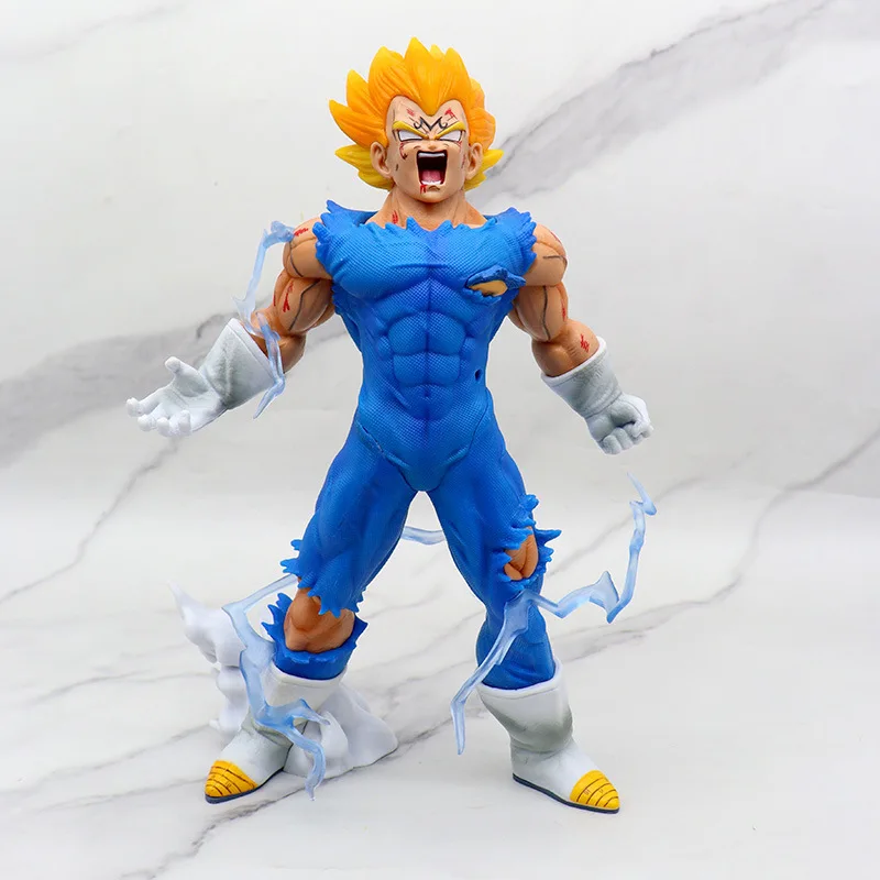 27cm Dragon Ball autordestructante Vegeta Demonizado Vegeta figura de acción modelo estatua de Pvc muñeca estatua modelo colección juguetes regalo