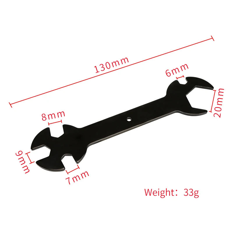 Juego de llaves para impresora 3D MK8 MK10, llave de tubo cruzado para limpieza de boquillas, herramienta de cepillo de cobre, pinzas, llave L para Ender 3 5 CR-10