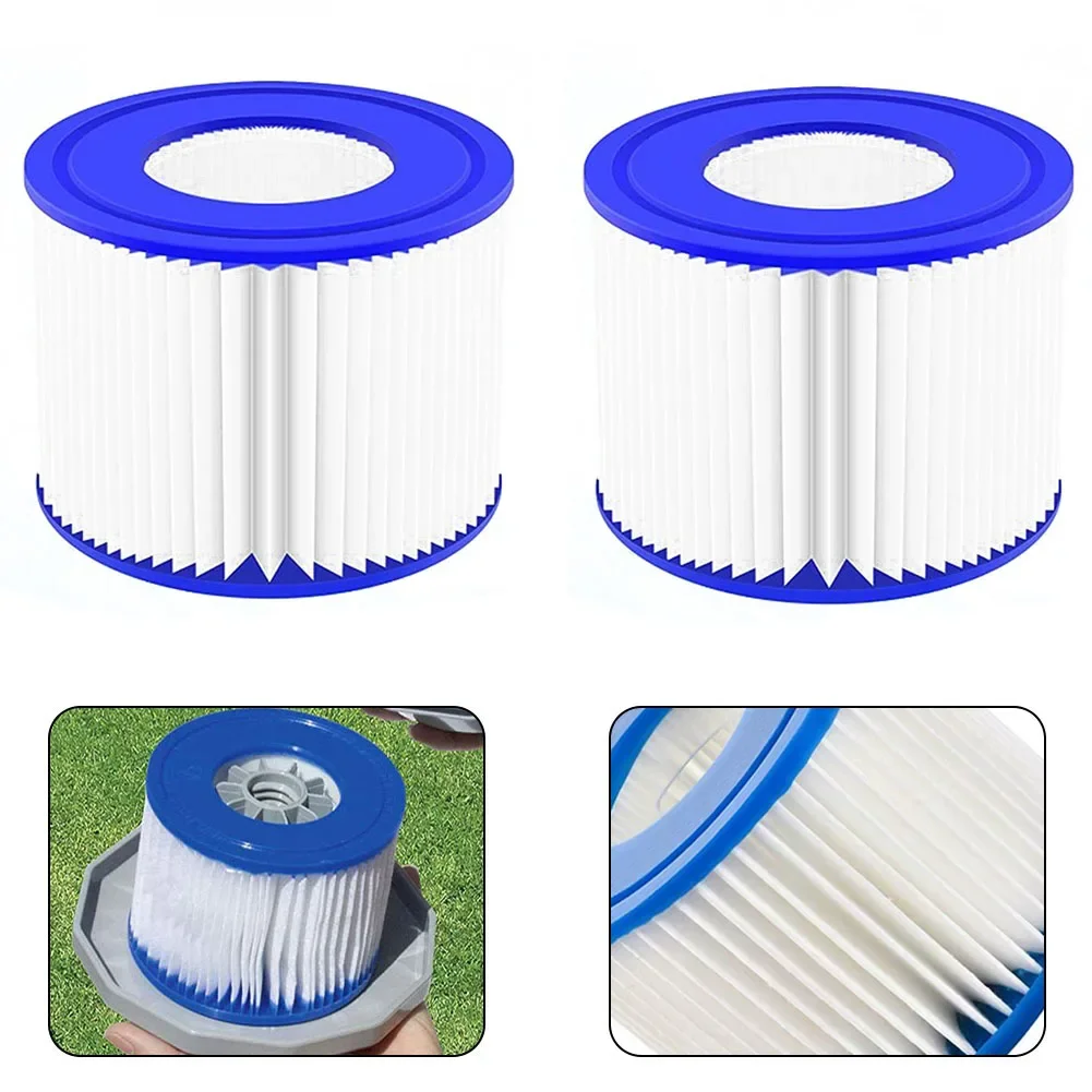6 uds para Lay Z Lazy Hot Tub Spa piscina Miami Vegas Monaco filtros de cartucho VI jardín al aire libre Spas piscina filtros herramienta de limpieza