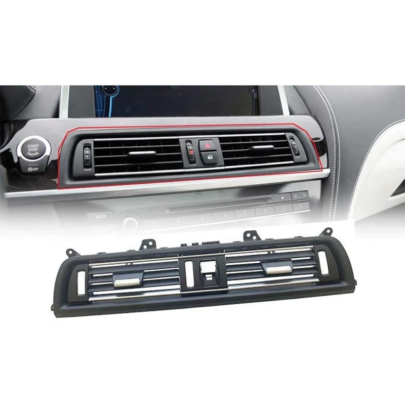 Reemplazo del Panel de salida del aire acondicionado del salpicadero del coche para BMW Serie 6 F06 F12 F13 630 635 640 645 650 