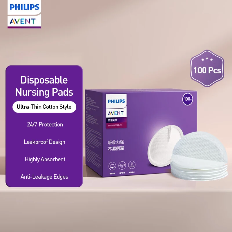 Philips Avent Almohadillas de lactancia desechables Almohadillas de lactancia cómodas 100 piezas