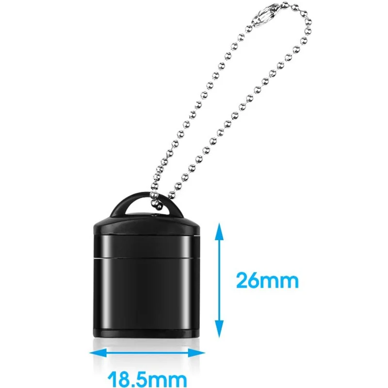 NNBILI-lector de tarjetas de memoria Micro, Mini tarjeta de almacenamiento portátil para teléfono móvil, adaptador USB de alta velocidad para accesorios de ordenador portátil