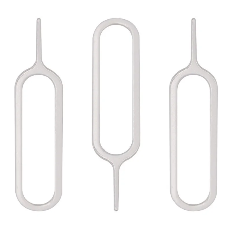Bandeja de tarjeta Sim con Pin abierto, herramienta de extracción de Pin, accesorios para tarjetas Sim, teléfono móvil, Universal, 50, 1000 piezas