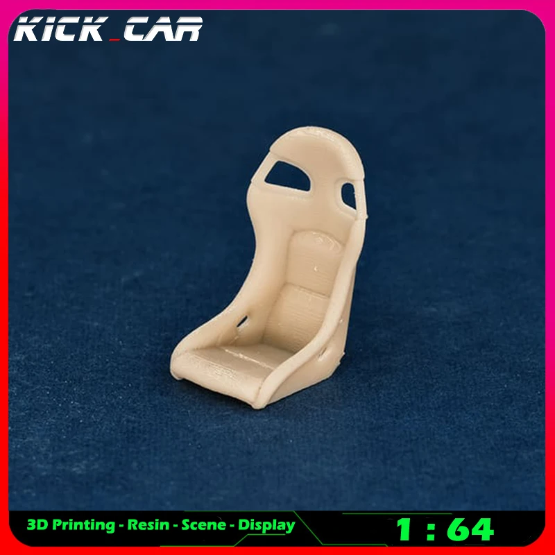 Kickcar 1/64 asientos de carreras modelo coche Diorama resina sin color herramientas de reparación de escena de garaje decoración escena de simulación juguete