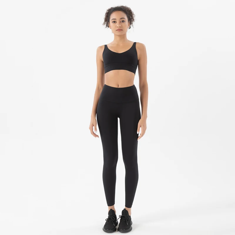 SOISOU-Sujetador de nailon para mujer, Top deportivo ajustado Sexy para gimnasio, ropa interior para Fitness, Yoga, almohadilla para el pecho, sujetador antivibración extraíble, 15 colores