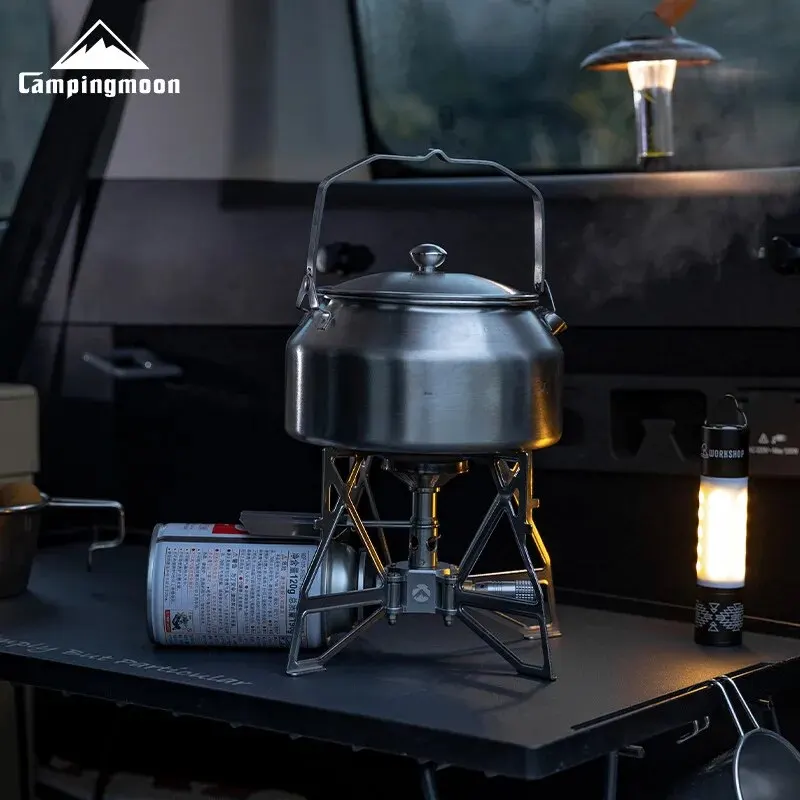 CAMPINGMOON 1 Uds XD-3F encendido electrónico mariposa horno Cassette horno cabeza Camping picnic estufa portátil al aire libre