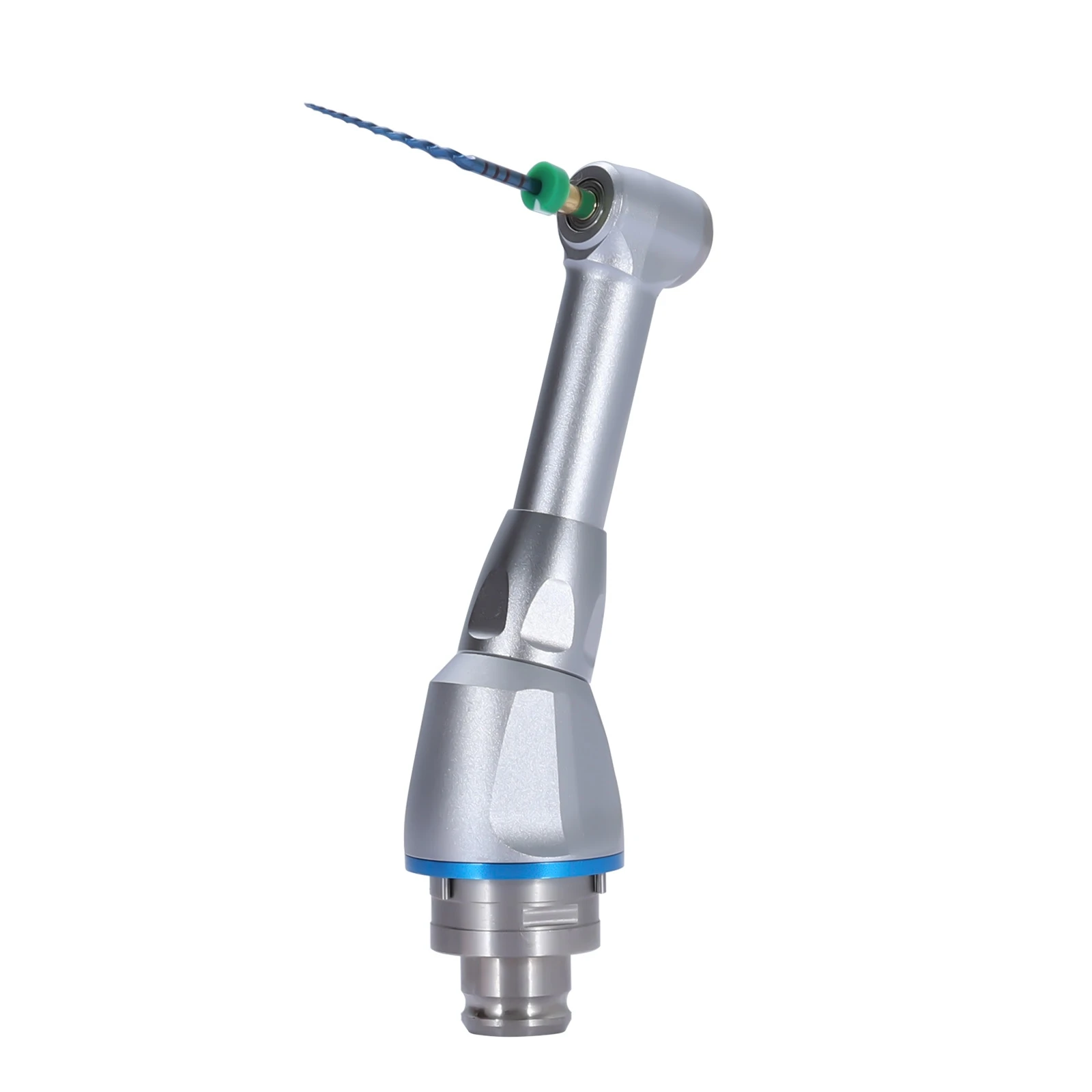 1/5/10 Piezas Cabezal Contra-ángulo Dental Mini 1:1 con Botón de Presión para Motor de Endodoncia, Porta-fresas Ni-Ti