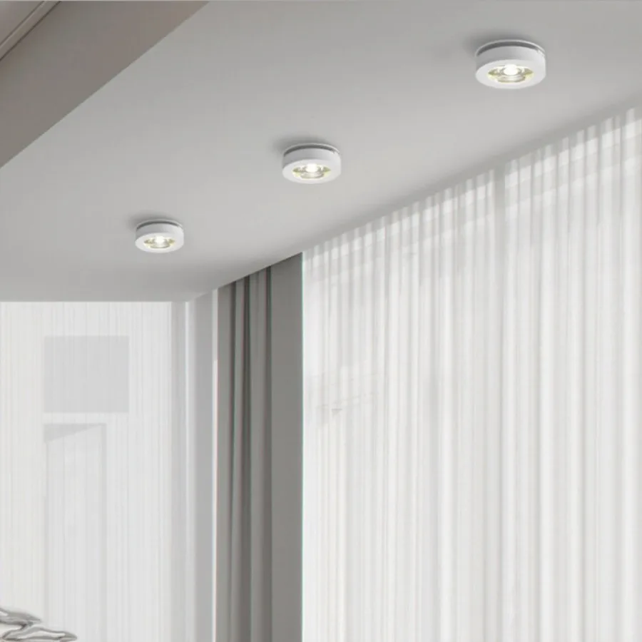Foco empotrable LED plegable 90 °   Gira hacia arriba y hacia abajo aproximadamente 350 grados. °   Lámpara de Fondo COB de 5W 10W 18W 85-265V Iluminación Interior