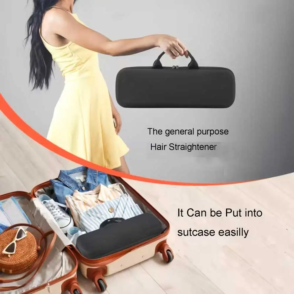 Estuche de viaje para alisador Dyson Airstrait/alisador de pelo Corrale Estuche rígido Stroage (solo estuche)