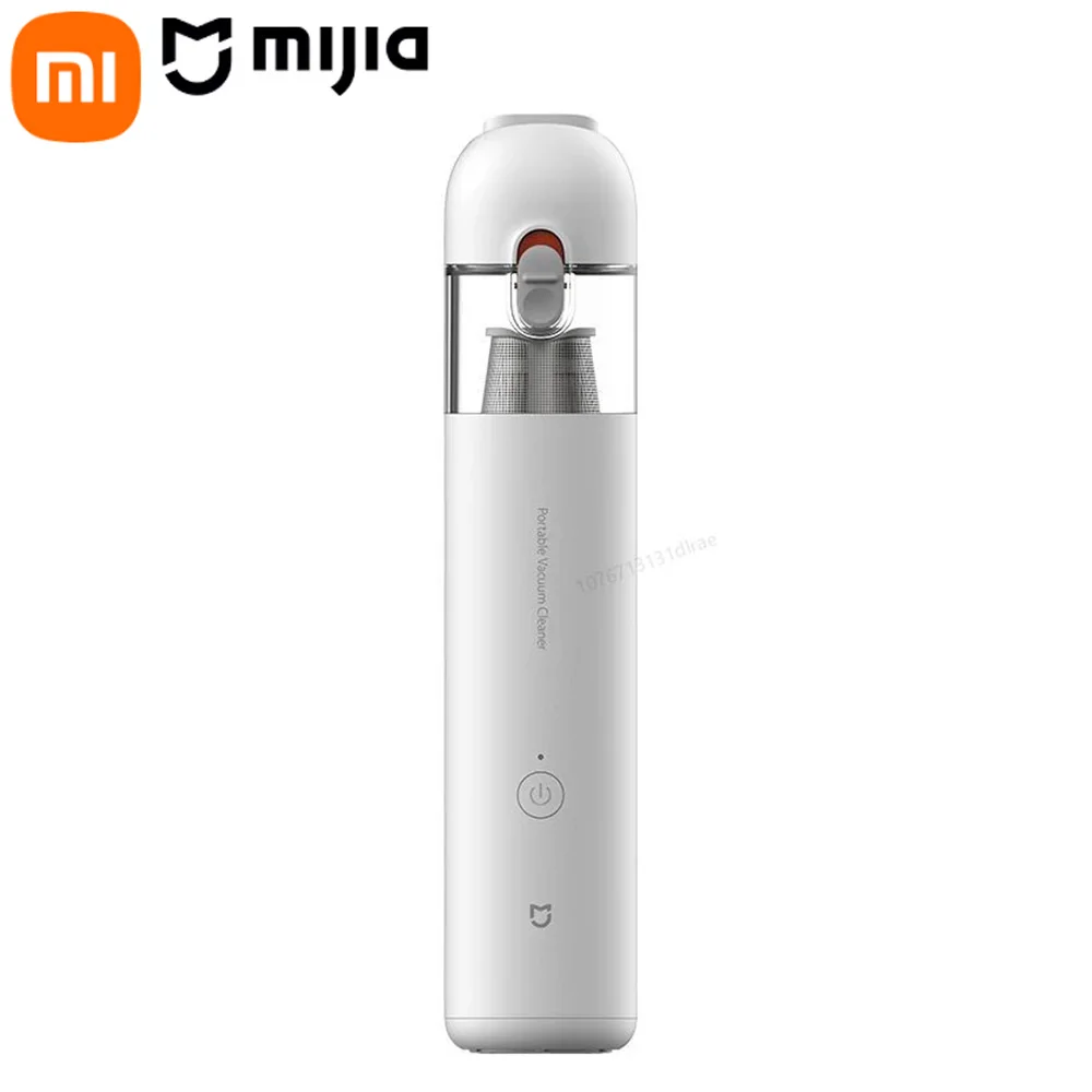 Aspiradora Portátil para Auto Xiaomi Mijia, Mini Aspiradora Inalámbrica de Mano para Hogar y Auto, 13000Pa de Succión Ciclónica