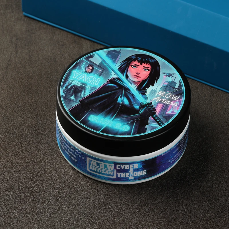 Set de Afeitado YAQI Blur Ghost 2.0 (Versión de Aluminio) Maquinilla de Afeitar Ligera con Jabón