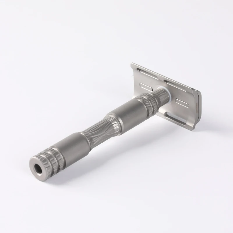 Maquinilla de Afeitar de Seguridad YAQI 316 Versión Ghost de Acero Inoxidable