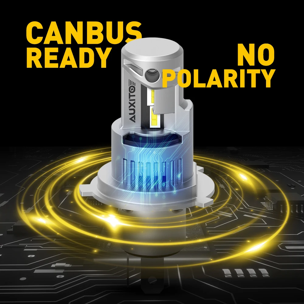 Bombilla LED Canbus sin Error, superbrillante, H7, H4, para Ford Fiesta, Ranger, Focus, Fusion, Kuga, H11, H8, 9006, 2 uds.