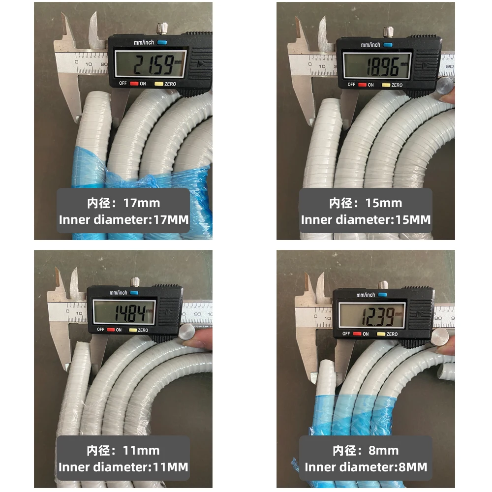 Tubo de succión Dental para unidad de succión, tubos de manguera para unidad de succión, diámetro interior de 8/11/15/17MM, Material para dentista, 1,6 m/pieza