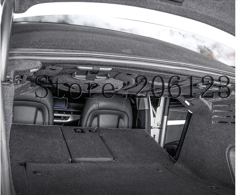 2016 2017 2018 2019 2020 2021 para Audi A4 B9 A4L estilo de coche maletero de coche estera de algodón insonorizada pegatina de protección 1 unids/set