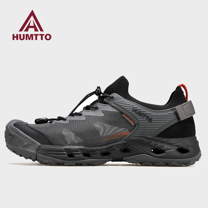 Zapatos de senderismo HUMTTO, zapatos aguas arriba, sandalias de exterior para mujer, zapatillas de deporte para primavera y verano para hombre, zapatos informales transpirables, zapatos de pesca