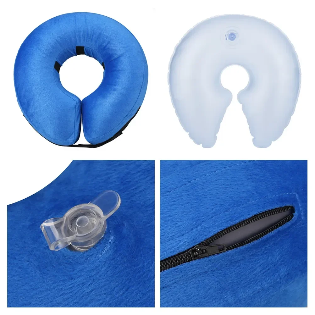 Conos para perros después de la cirugía, Collar protector inflable para perros, Collar de recuperación para mascotas, cono suave para mascotas para perros pequeños, medianos o grandes, gatos
