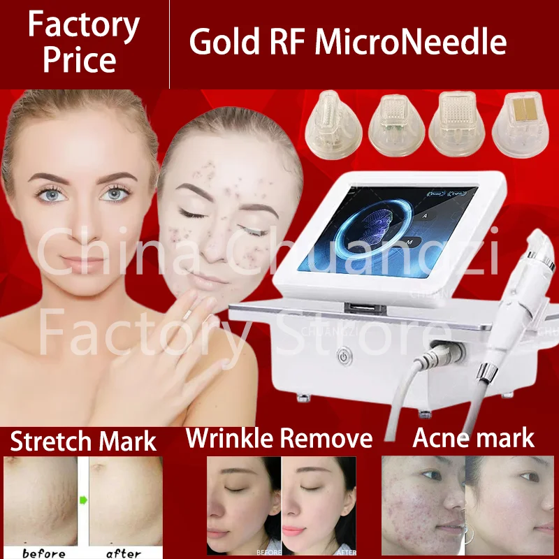 Cartuchos de RF Fraccionados Dorados de 64 Pines para Morpheus 8, Puntas de Radiofrecuencia Fraccionada para Máquina Estética Facial y Corporal