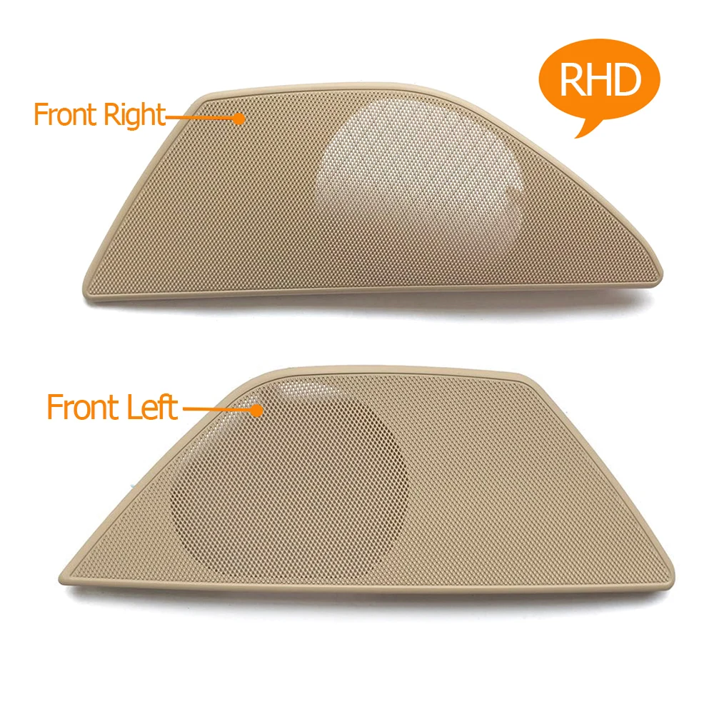 RHD bocina de puerta delantera izquierda y derecha Interior, cubierta de parrilla de altavoz de Audio de sonido para BMW serie 5, F10, F11, 520i, 523i, 525i, 530i