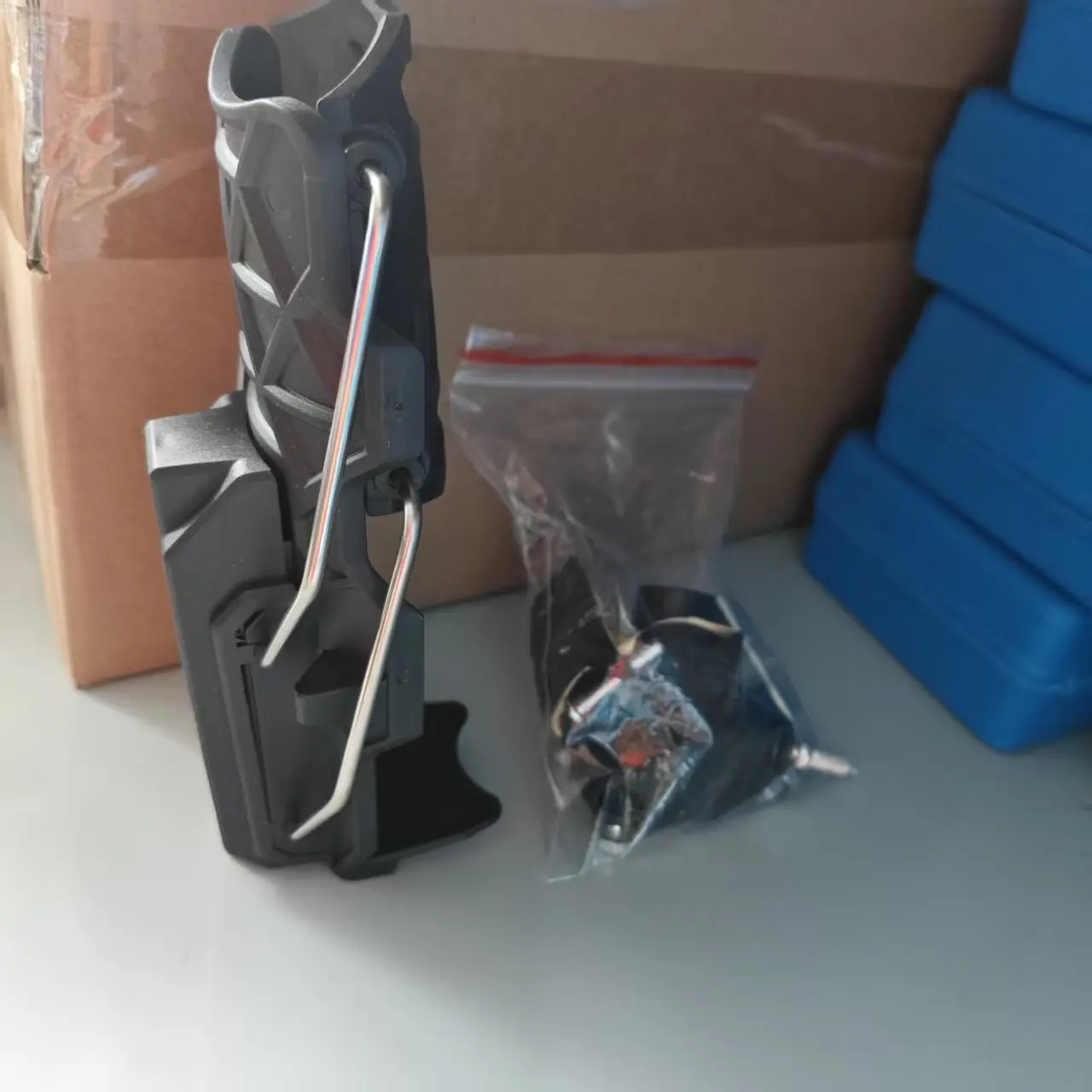 Soporte ajustable para botella de agua en manillar de motocicleta/bicicleta, para bicicletas de montaña, ciclismo de carretera, motocicletas ADV.